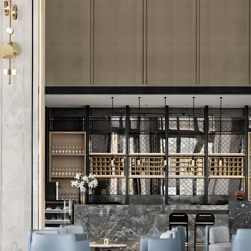 ZQ45 Metal Texture Panel - Light Luxury