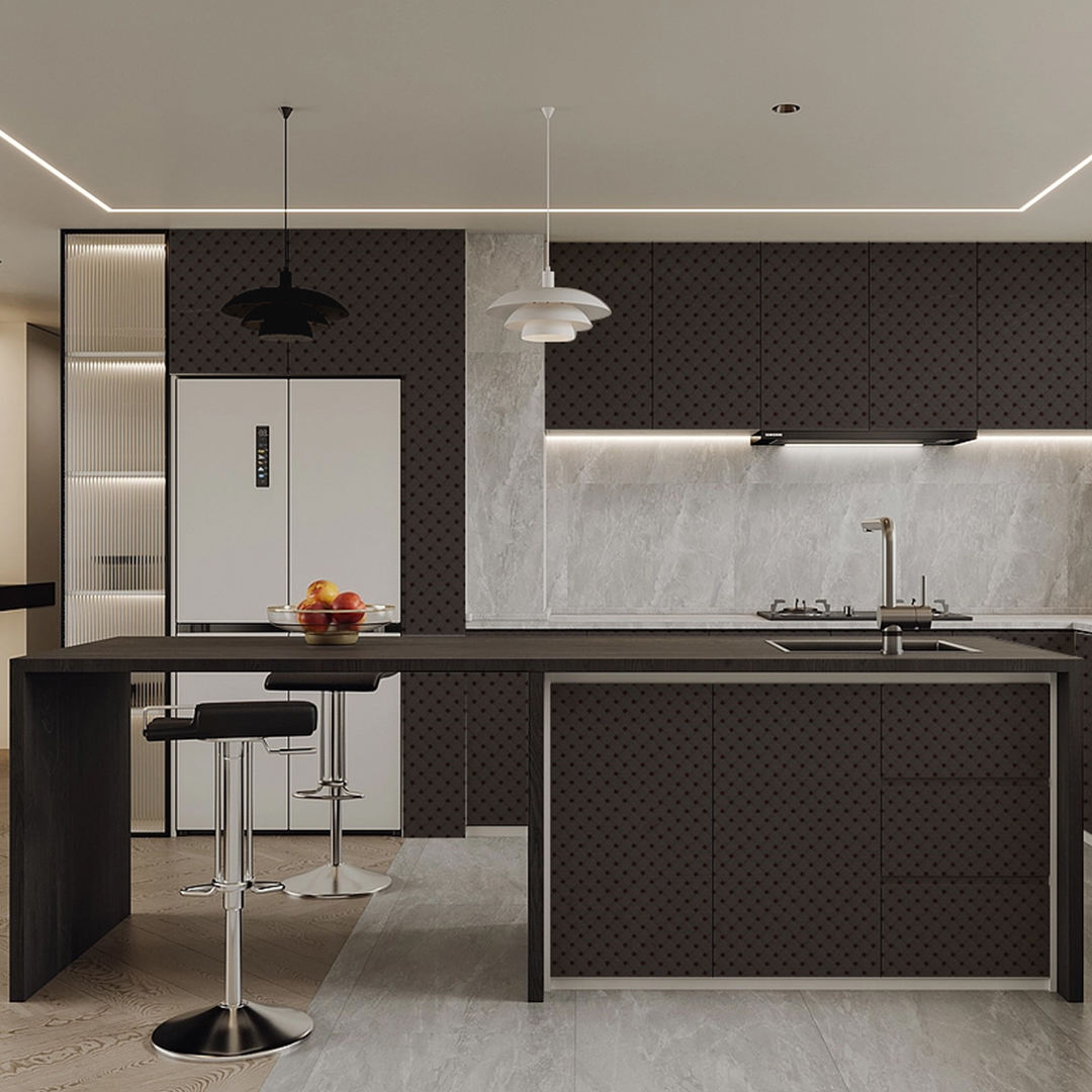 ZS34 kudottu rakennepaneeli - luonnollinen